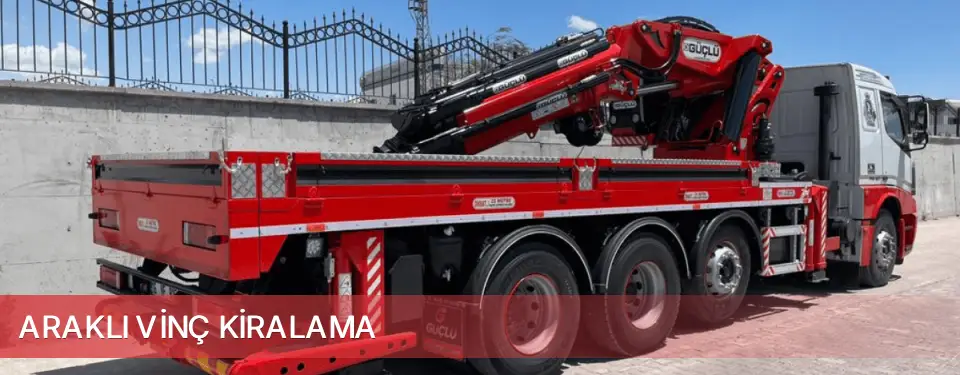 Araklı İlçemi Vinç Kiralama